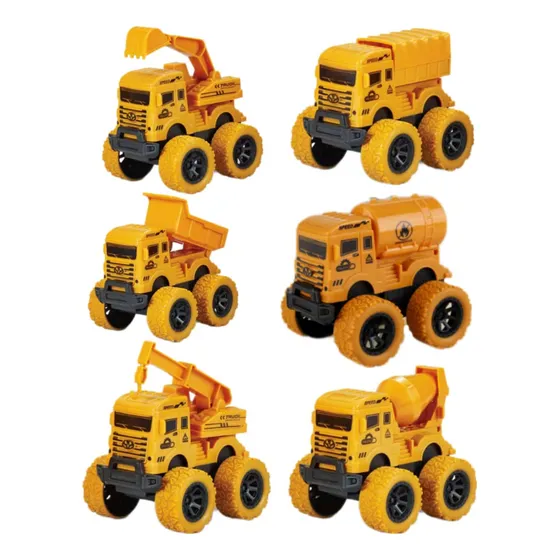 Carros Carritos De Juguete Para Niños Cat Construcción 10 Cm