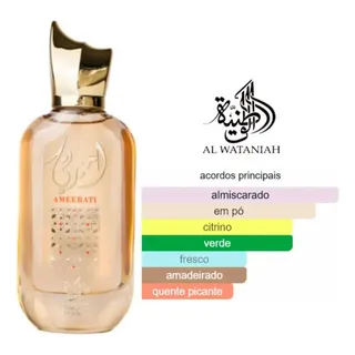 Perfume Árabe Feminino Ameerati Al Wataniah Eau De Parfum 100ml Edp