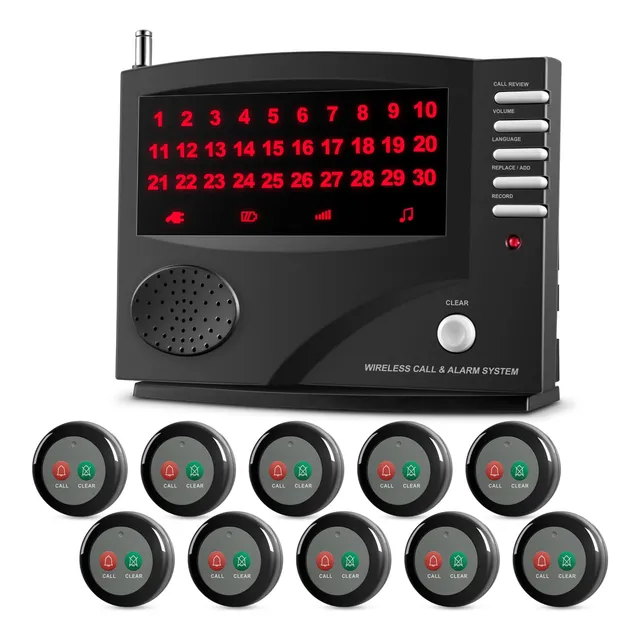 Sistema De Llamada De Enfermera Synlett Con -negro