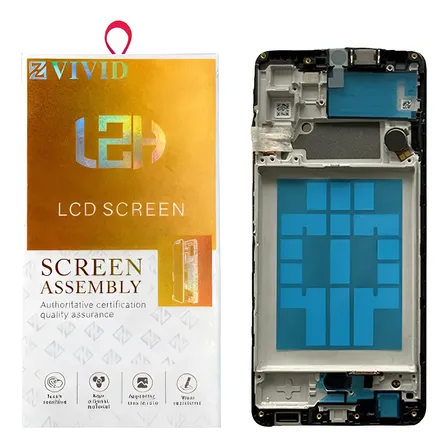 Tela Frontal Display Lcd Para Samsung A32 4g Com Aro Vivid Preto