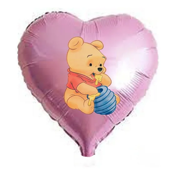 Combo De 10 Globos Winnie Pooh Bebè Tigger Piglet Miel