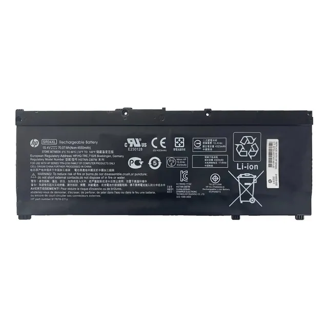 Batería Hp Bateria Para Laptop Sr04xl De 4550mah