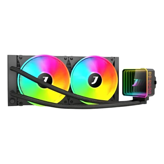 Refrigeración Liquida 240mm Negra Argb 2fan Para Intel & Amd