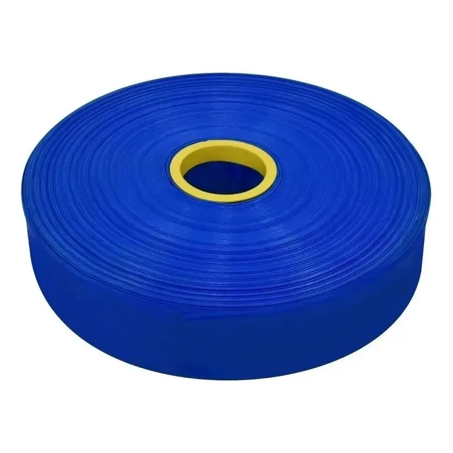 Manguera De Agua Plana Bombeo Para Riego 2 Pulgadas 100 Mts Color Azul