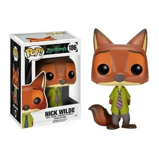 Funko Pop Nuevo Vinilo 10cm Disney Zootopia - Nick Wilde