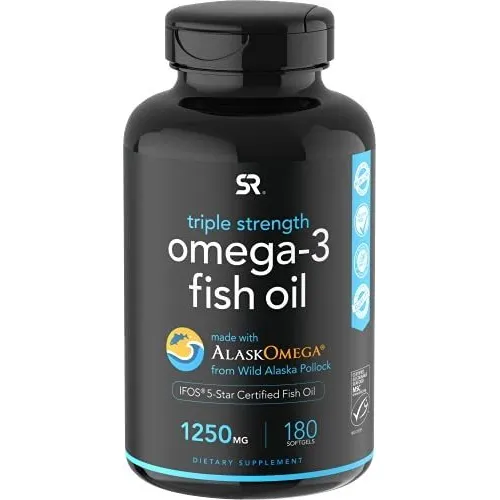 Aceite De Pescado Omega-3 De Abadejo Salvaje De Alaska (1250