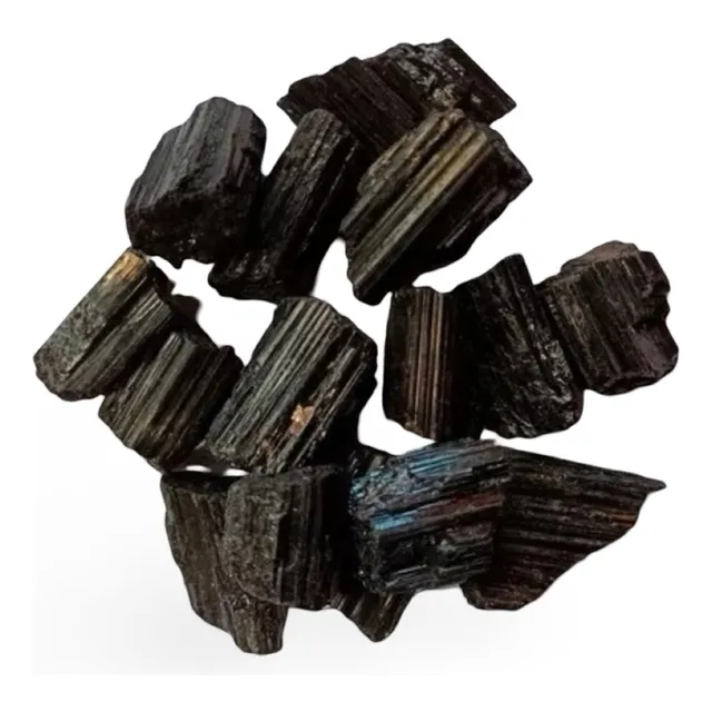 Turmalina Negra Natural 30 Grs Piedra En Bruto Protección.