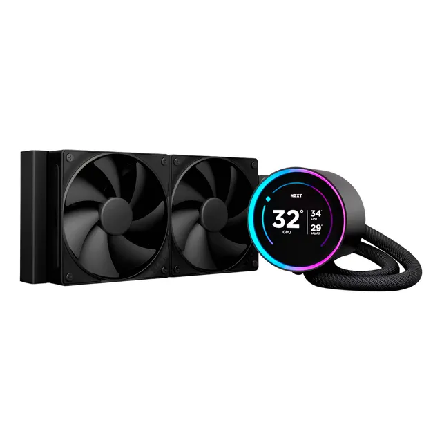 Enfriamiento Liquido Nzxt Kraken Elite 240 Negro Rl-kn24e-b2 LED Sin RGB