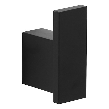 Cabide Para Banheiro De Parede Preto Fosco Dupla Fixação Cabide Para Banheiro De Parede Preto Fosco Dupla Fixação
