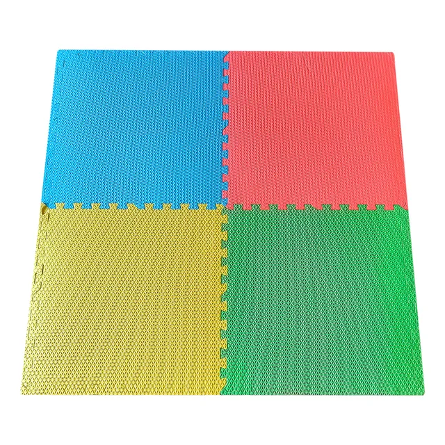 Alfombra Bebe Piso Goma Eva Niños 120x120cm Colores