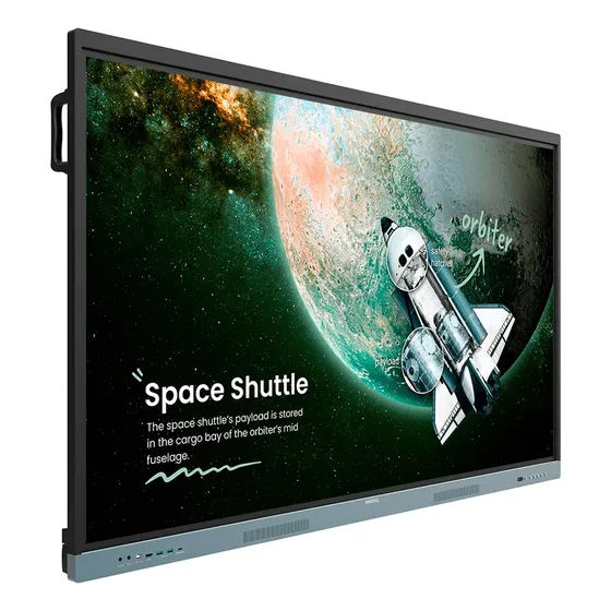 Pantalla Interactiva 4k 65'' Benq Re6504 Empresa Tactil Prm Negro