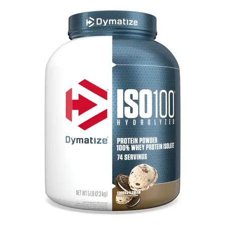 Iso 100 2.3kg Dymatize Whey 100% Isolado E Hidrolisado Sabor Cookies and cream
