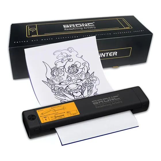Impresora Termocopiadora Bluetooth Bronc Tattoo Printer