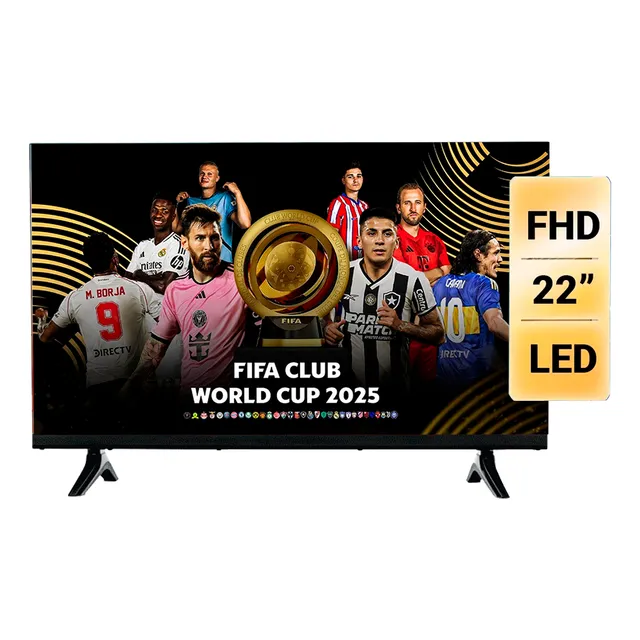 Televisor Monitor Enova 22  Led Full Hd Hdmi Vga Negro