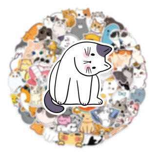 50 Calcomanias Stickers Lindo Gato Pvc Dibujos Animados 50 Calcomanias Stickers Lindo Gato Pvc Dibujos Animados