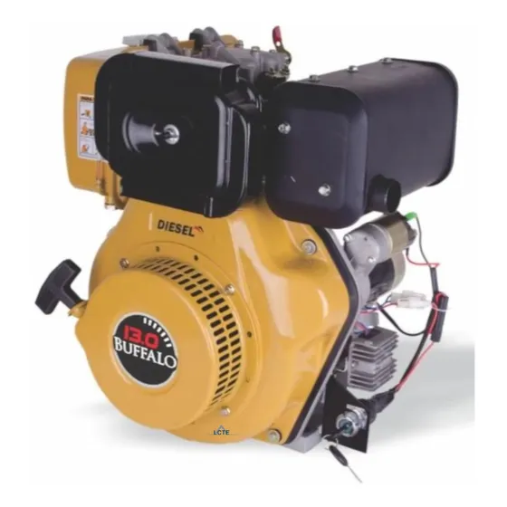Motor À Diesel 13cv Pro 474cc 4t Partida Elétrica Buffalo Cor Amarelo