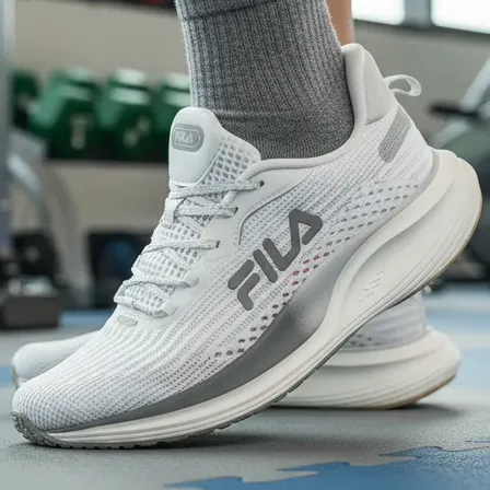 Tenis Fila Racer Speedzone Original Corrida Branco Cinza