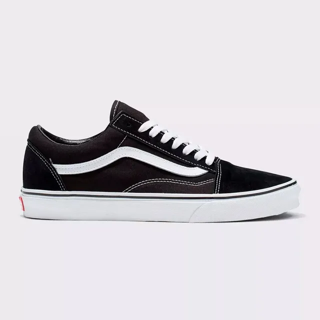 Tênis The Old Skool Tradicional Cano Baixo Unissex Black Ori