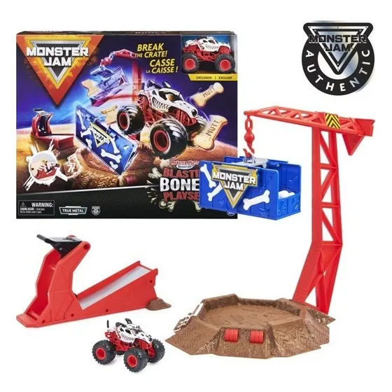 Monster Jam Blastin' Bones Playset  Exclusive Monster