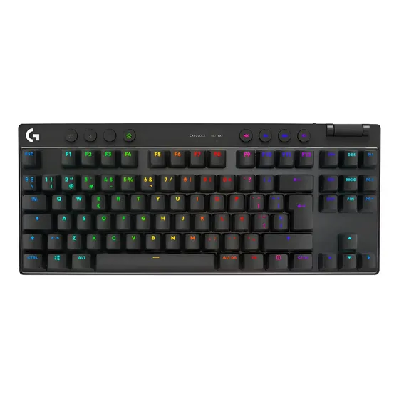 Teclado mecánico inalámbrico para juegos Logitech G Pro X Tkl Black