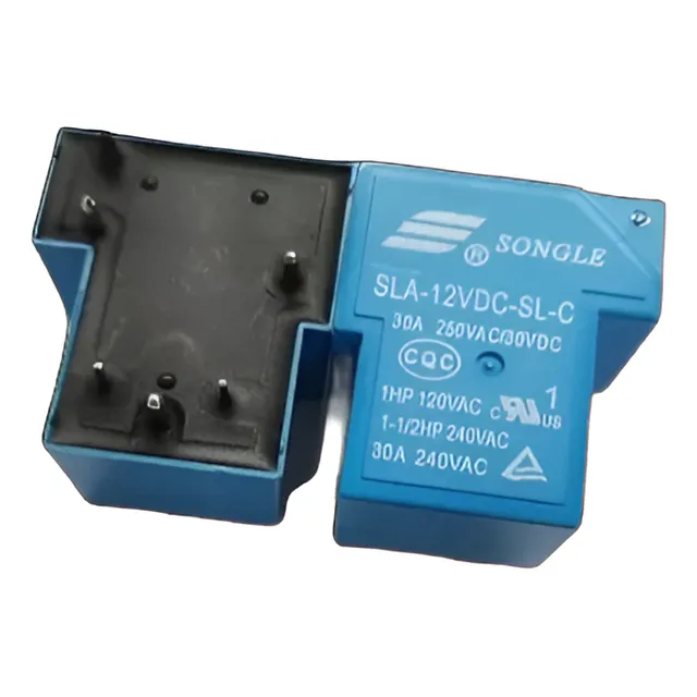 Rele Songle Sla-12vdc-sl-c 12v 30amp 5 Pines 1hp 120vac