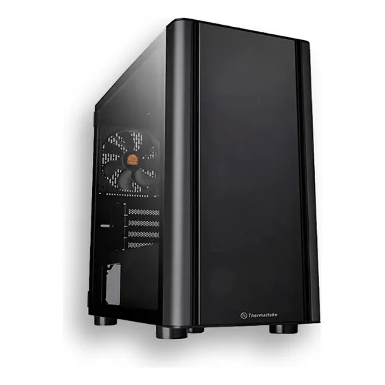 Gabinete Thermaltake V150 Tg Mini Tower Matx 1x Fan Negro