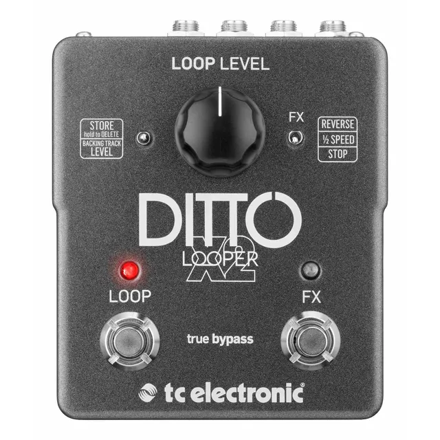 Pedal de efecto TC Electronic Ditto X2 Looper negro