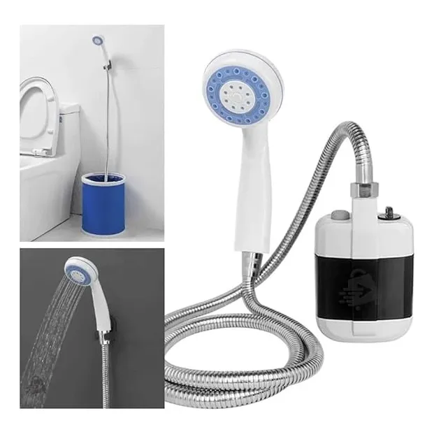 Ducha De Mano Portatil Recargable Con Bomba Electrica