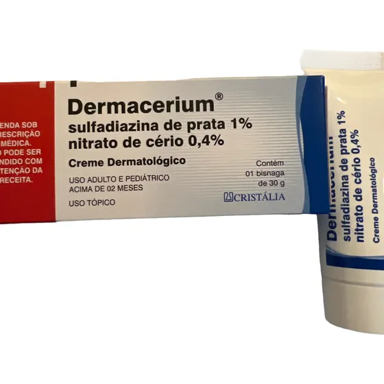Pomada Dermacerium 30mg -  Val. 07/25.  Cristalia