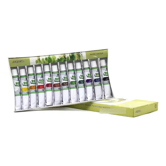 Set Pintura Acuarela Marie´s Artes Pack X12 Unidades E1336b
