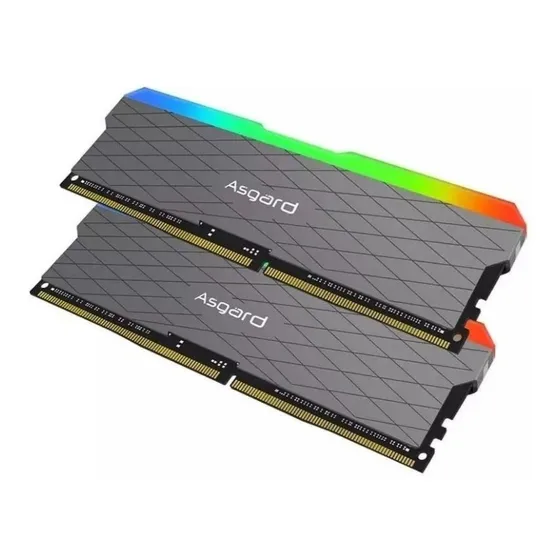 Memoria Ram Asgard Loki W2 Ddr4 16gb 2x8gb 3200mhz Rgb Preto