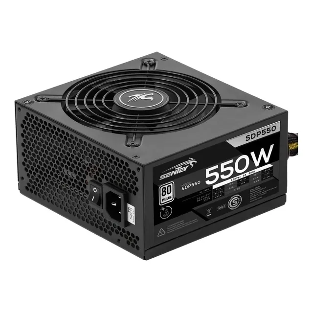 SENTEY SOLID POWER SERIES SDP550 550 W FUENTE DE ALIMENTACIÓN PARA PC NEGRA 220V
