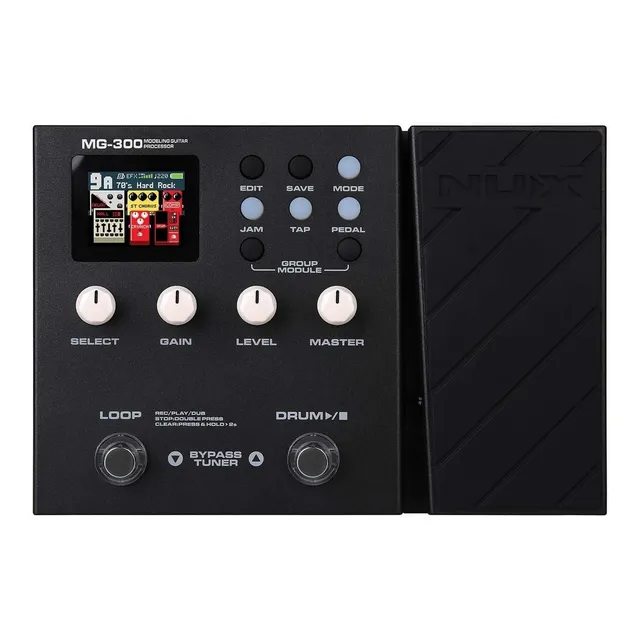 Pedal de efecto NUX MG-300 negro