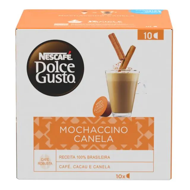 Capsulas Dolce Gusto Mochaccino Canela 10 Capsulas Por Caja