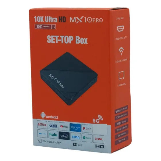 Stream Tv Mx 10 Pro Set Top 10k Ultra Hd