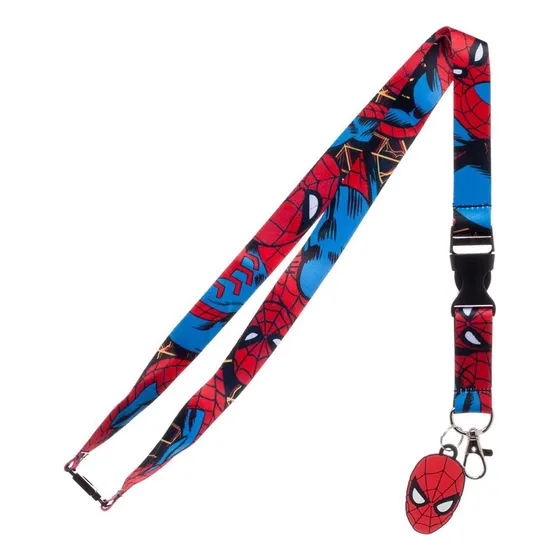 Spiderman Wall Crawler 22 Lanyard With Id Sleeve
