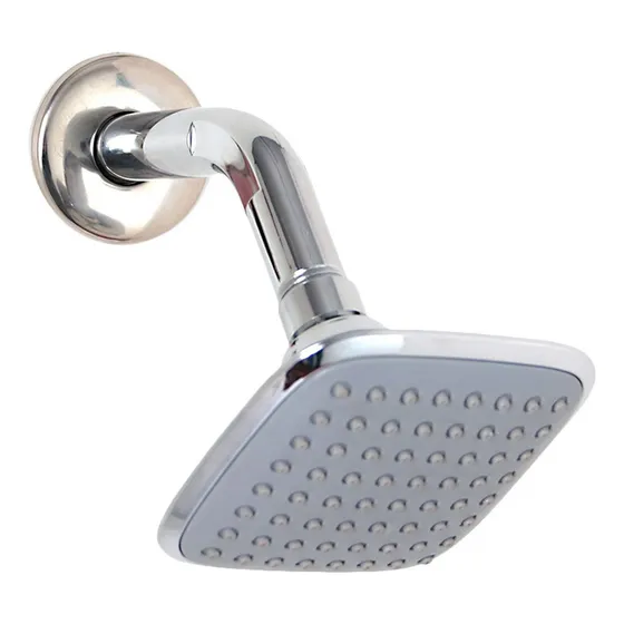 Regadera Cuadrada Tipo Lluvia 4 Con Tubo Linea Boumac By Bm
