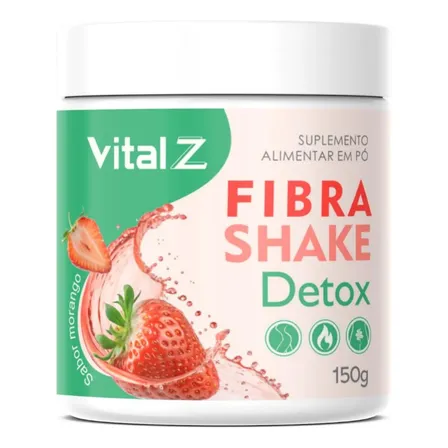 Shake Fibras Psyllium Laranja Moro Café Verde Sabor Morango Morango