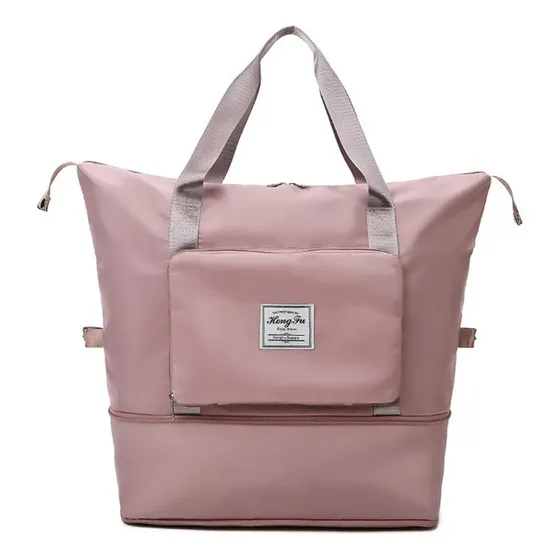 Bolso Plegable Multifunción Impermeable Color Rosa