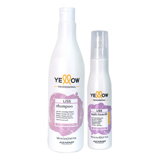 Kit Shampoo + Protector Térmico/mulitbenefit Yellow Liss Kit Shampoo + Protector Térmico/mulitbenefit Yellow Liss