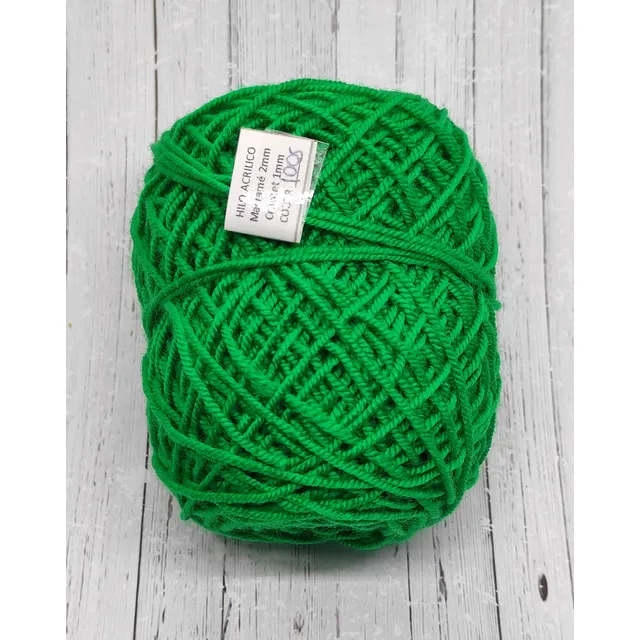 Hilo Crochet 100% Acrílico, 1mm Grosor, 1 Ovillo X 100gr 