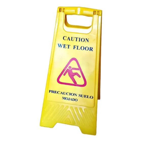 Letrero Señalamiento Piso Mojado Precaución