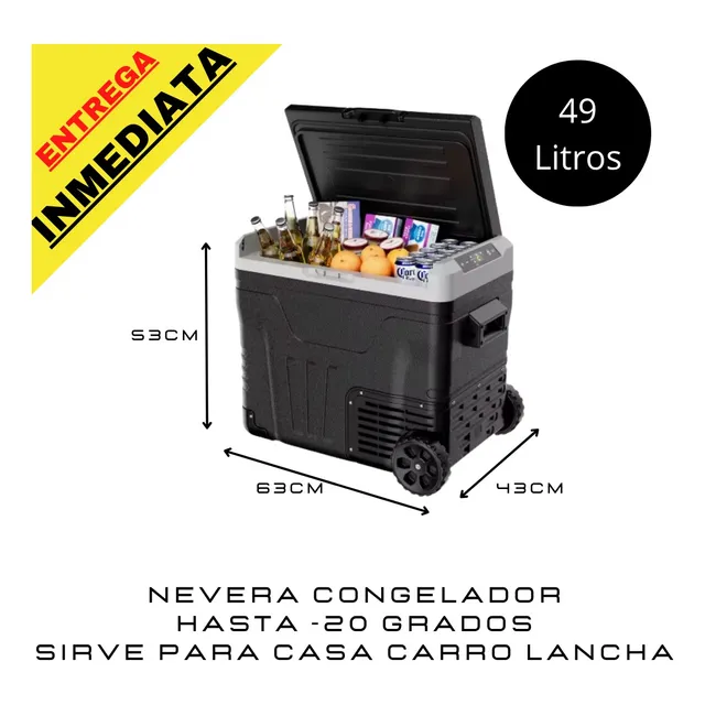 Cava Portátil Carro Nevera Congelador 12v Toyota Camping