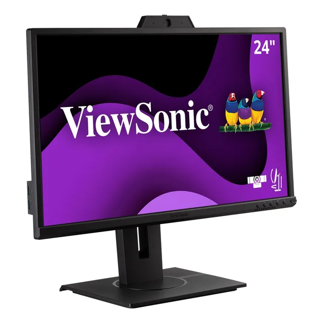 Monitor Viewsonic Vg2440v 24  Full Hd Con Cámara Y Audio