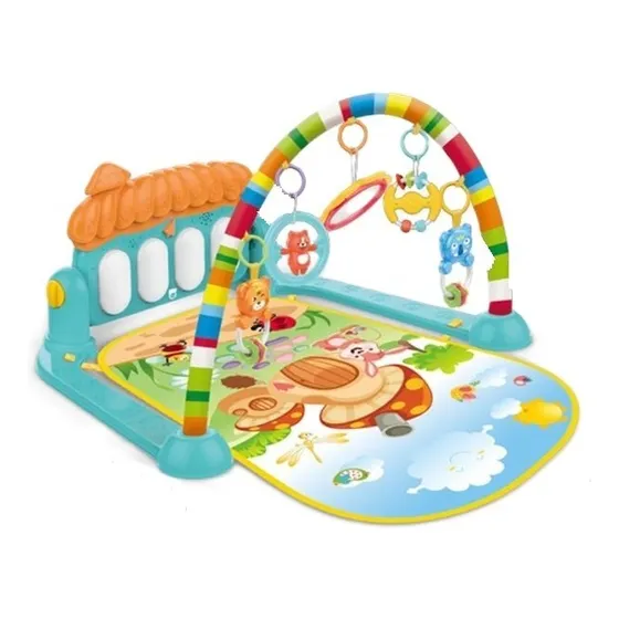 Wakaii Tapete Musical Infantil Azul glaciar Piano Champiñón