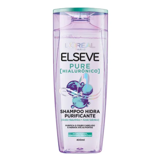 Elseve Shampoo Pure Hialurônico 400ml