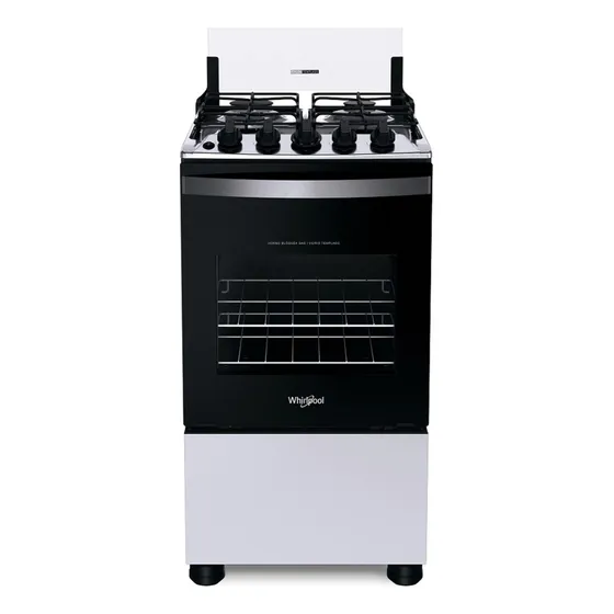 Cocina A Gas 4 Hornallas Whirlpool Wfo4nbrruw Luz En Horno