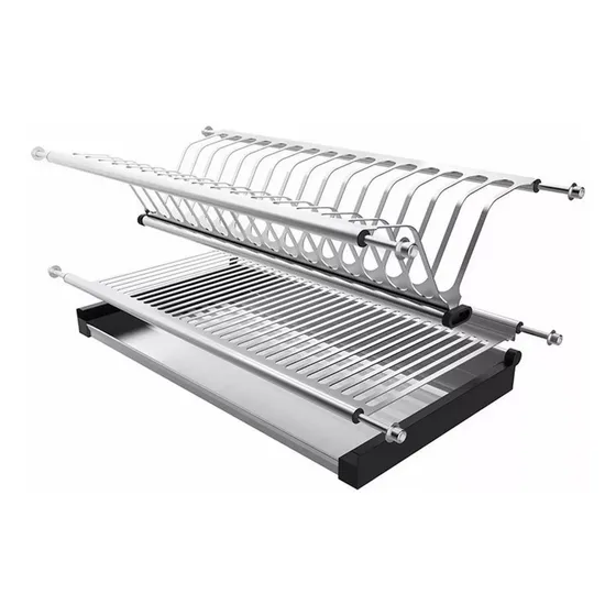 Platera Escurridor Acero Inoxidable Para Mueble De 70cm