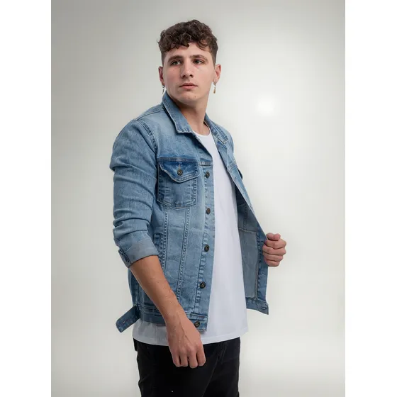 Chaqueta Campera Jacket De Jean Para Hombre, Caballero Ebk ®