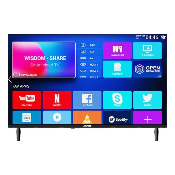 Tv Led Asano 43' Full Hd Sin Bordes Smart